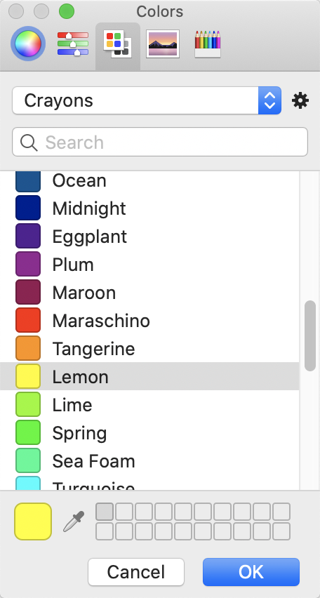 The Color Picker oDialogBox